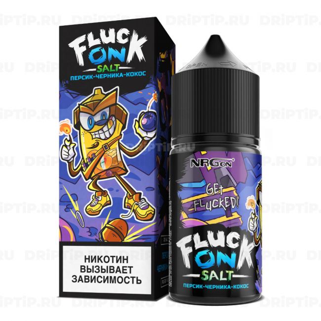 Fluck On Salt - Персик-Черника-Кокос Fluck On Salt - Персик-Черника-Кокос