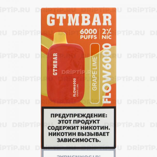 GTM BAR Flow 6000 - Grape Lime GTM BAR Flow 6000 - Grape Lime