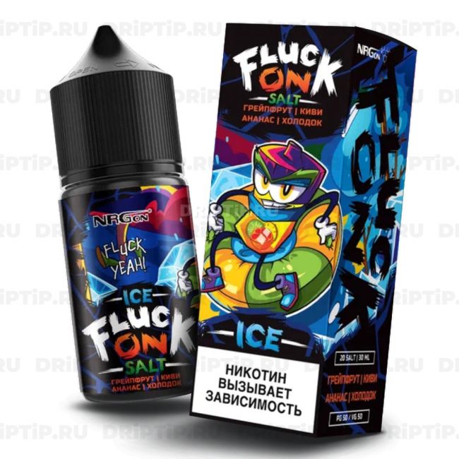 Fluck On Ice Salt - Грейпфрут Ананас Киви Холодок