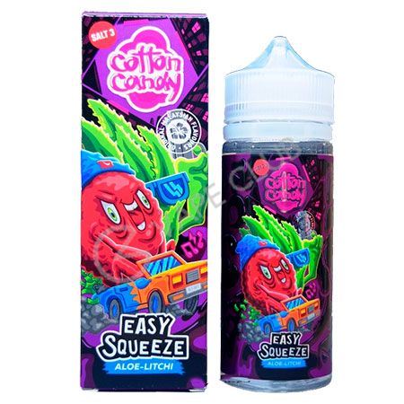 EASY SQUEEZE Aloe-Litchi 3mg 120ml EASY SQUEEZE Aloe-Litchi 3mg 120ml