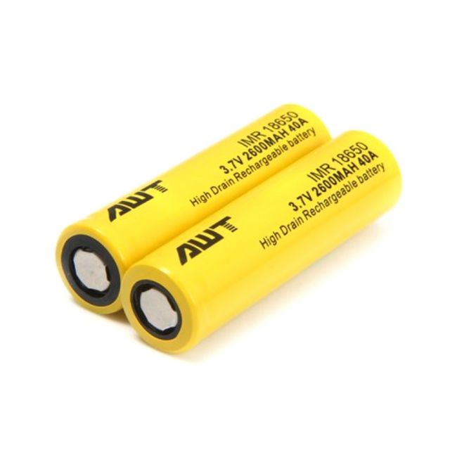 Аккумулятор AWT IMR 18650 40A 2600mah