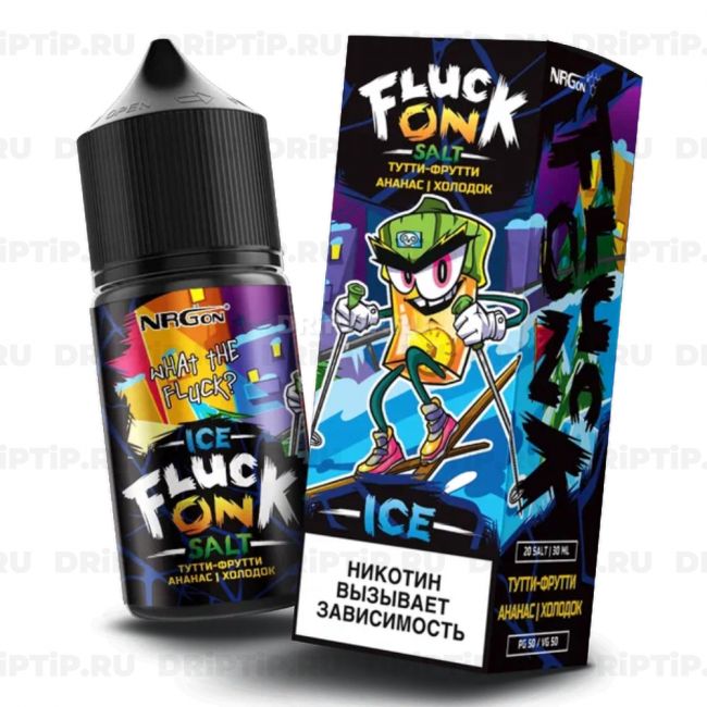 Fluck On Ice Salt - Тутти Фрутти Ананас Холодок Fluck On Ice Salt - Тутти Фрутти Ананас Холодок