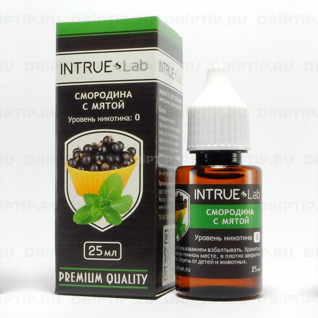 Жидкость Intrue Lab - Смородина с мятой Жидкость Intrue Lab - Смородина с мятой