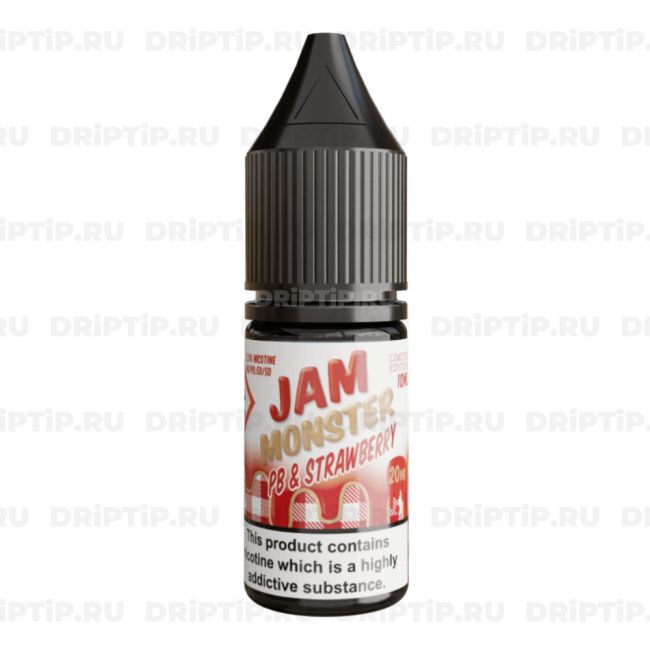 Жидкость Jam Monster Salt - Pb Strawberry 10ml Жидкость Jam Monster Salt - Pb Strawberry 10ml
