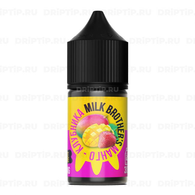 Milk Brothers Salt - Милкшейк Манго Клубника Milk Brothers Salt - Милкшейк Манго Клубника