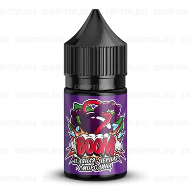 Жидкость Boom Salt - Ледяная Чёрная Смородина Жидкость Boom Salt - Ледяная Чёрная Смородина
