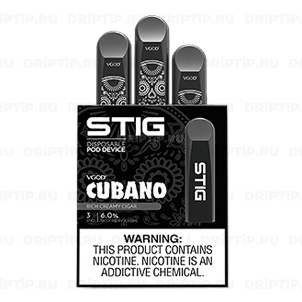 Одноразовая Pod-стистема Cubano - Stig Pod