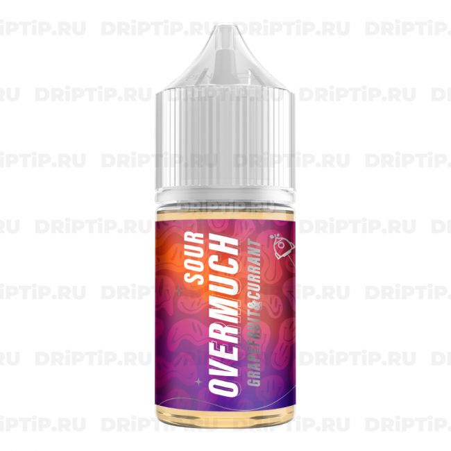 Жидкость Overmuch Sour Salt - Grapefruit and Currant 