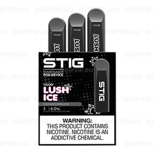 Одноразовая Pod-стистема Lush Ice - Stig Pod Одноразовая Pod-стистема Lush Ice - Stig Pod