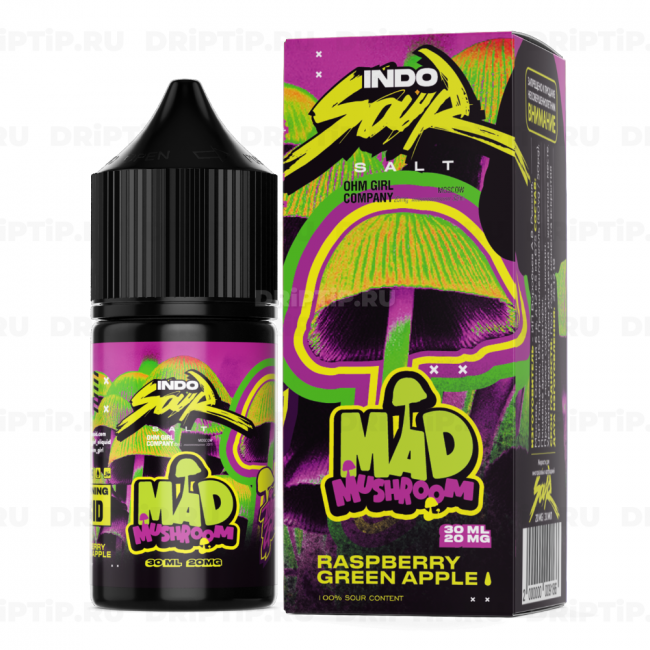 Жидкость Indo Sour Salt - Mad Mushroom Жидкость Indo Sour Salt - Mad Mushroom