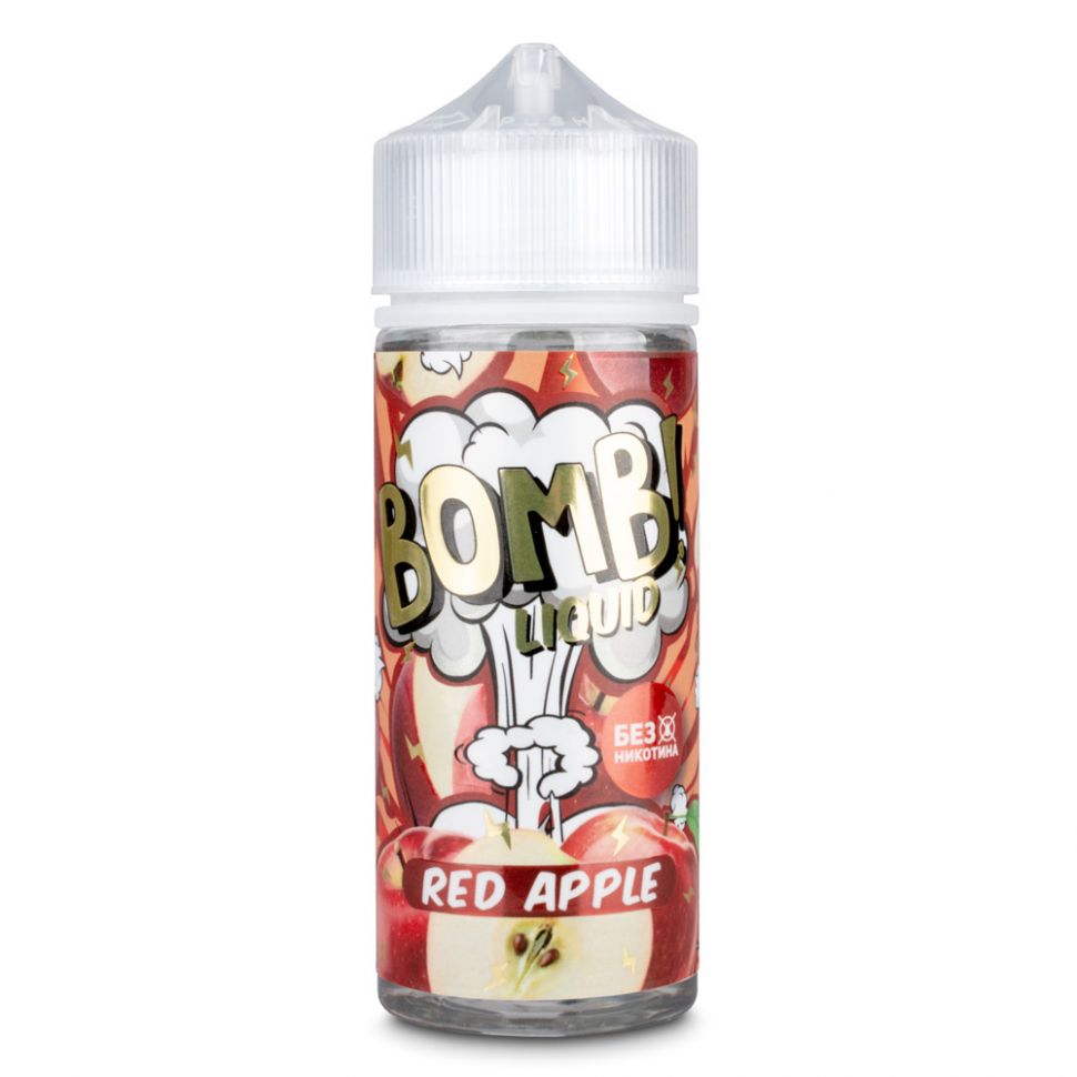 BOMB! Liquid Red Apple 0mg 120ml + никобустер