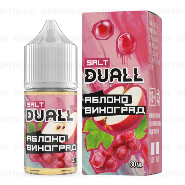 Жидкость Duall Salt - Яблоко Виноград Жидкость Duall Salt - Яблоко Виноград