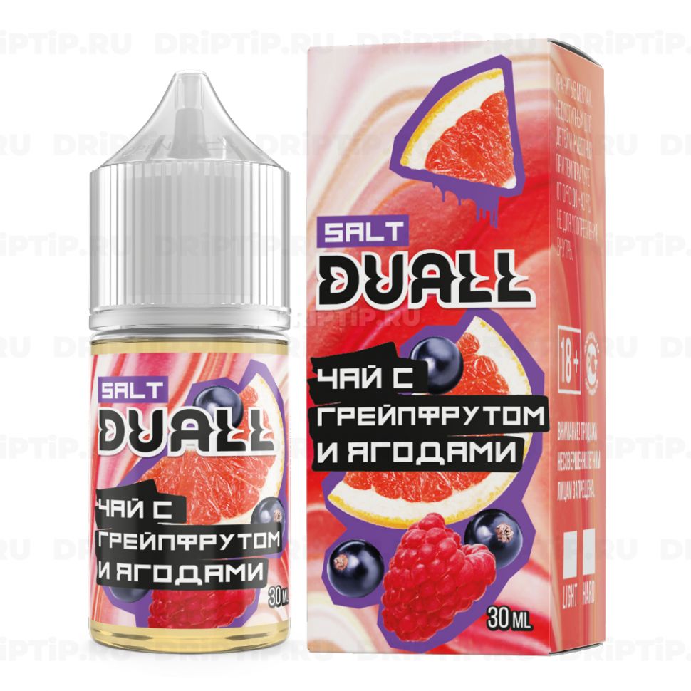 Жидкость Duall Salt - Чай с Грейпфрутом и Ягодами