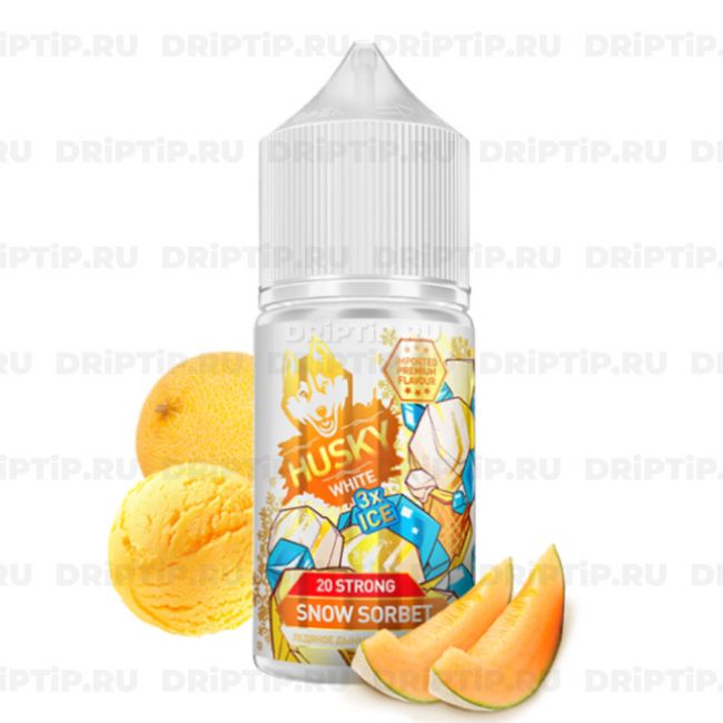 Жидкость Husky Import White 3xICE Salt - Snow Sorbet 