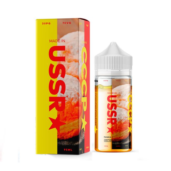 USSR Пышка 0mg 95ml + никобустер USSR Пышка 0mg 95ml + никобустер