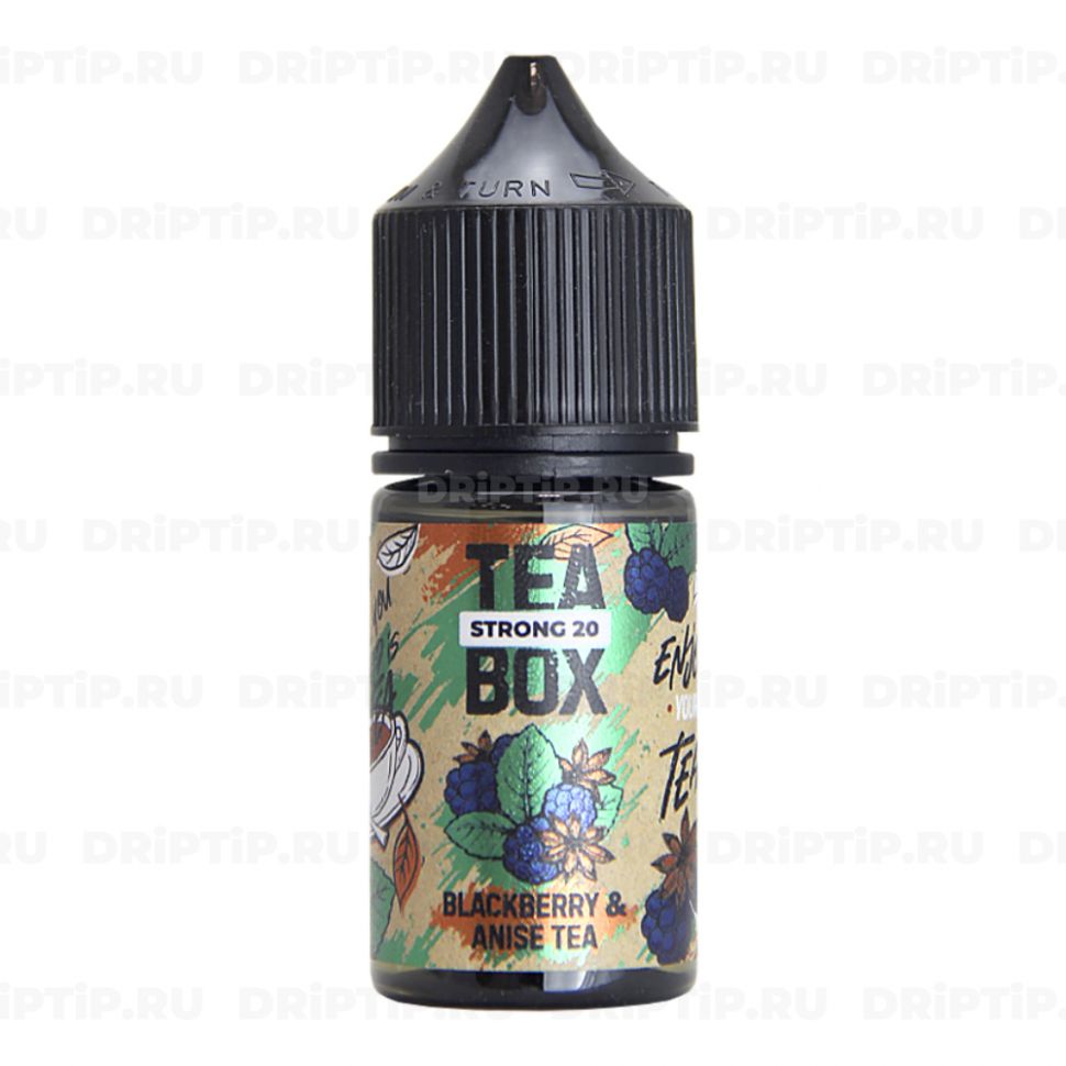 Жидкость Tea Box Salt - Blackberry and Anise