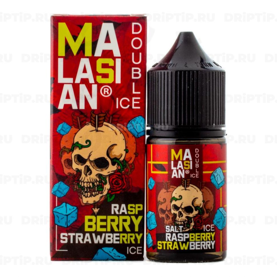 Жидкость Blast Malaysian Double Ice Salt - Raspberry Strawberry