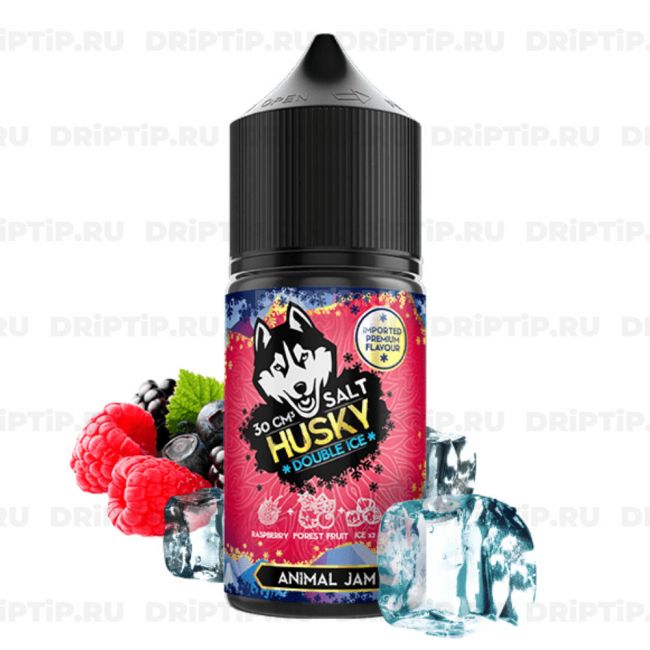 Жидкость Husky Import Double Ice Salt - Animal Jam 