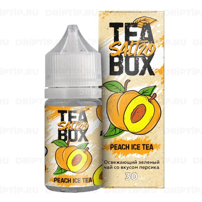 Жидкость Tea Box Salt - Peach Ice Tea Жидкость Tea Box Salt - Peach Ice Tea