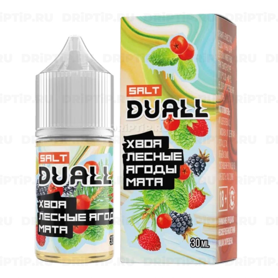 Жидкость Duall Salt - Хвоя Лесные Ягоды Мята 