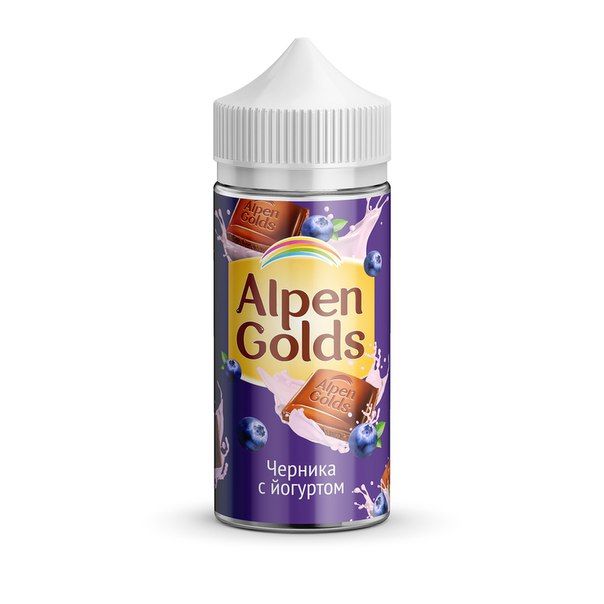 ALPEN GOLDS Мол. шоколад с черникой и йогуртом 3mg 100ml ALPEN GOLDS Мол. шоколад с черникой и йогуртом 3mg 100ml