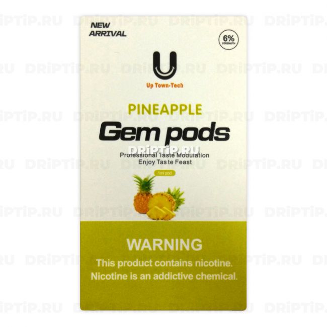 Gem Pods for Juul - Ананас (Pineapple) Gem Pods for Juul - Ананас (Pineapple)
