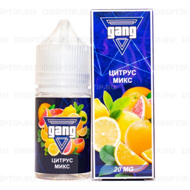 Жидкость Gang Salt - Цитрус Микс Жидкость Gang Salt - Цитрус Микс
