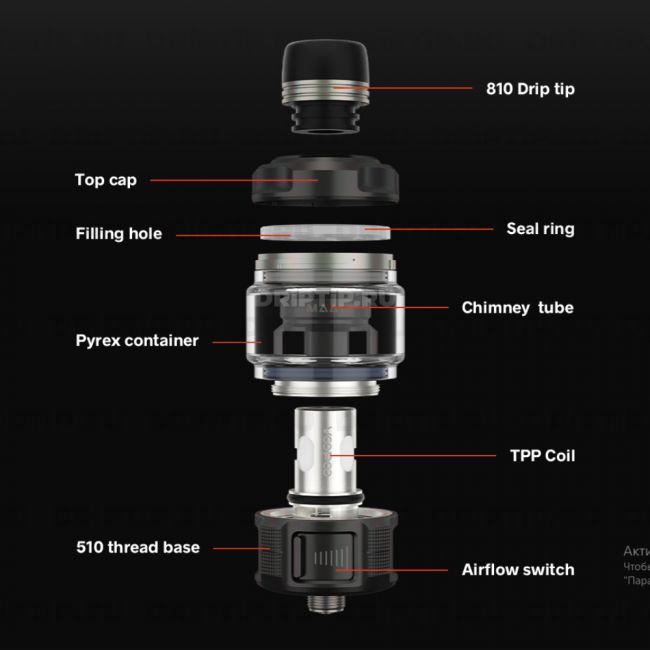 Voopoo MAAT Tank New - обслуживаемый бак