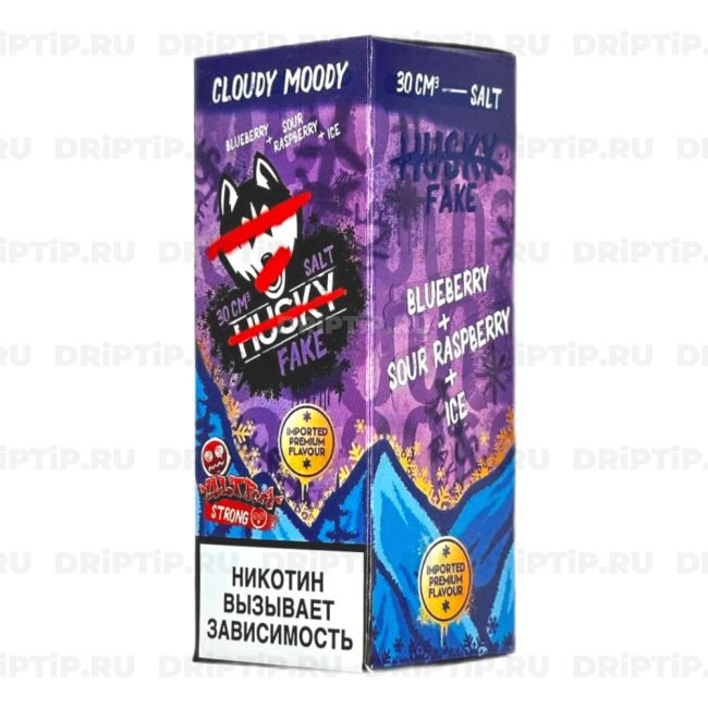 Жидкость Husky Import Fake Salt - Cloudy Moody 