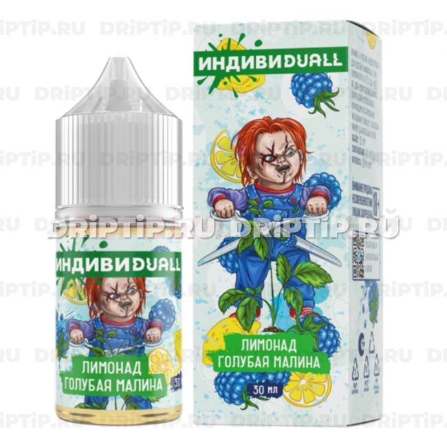 Жидкость ИндивиDUALL Salt - Лимонад Голубая малина Жидкость ИндивиDUALL Salt - Лимонад Голубая малина
