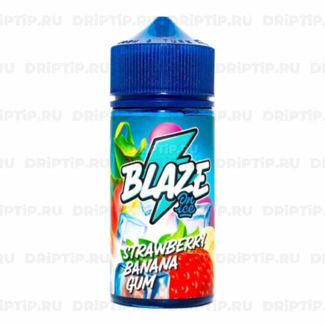 Жидкость Blaze On Ice - Strawberry Banana Gum Жидкость Blaze On Ice - Strawberry Banana Gum