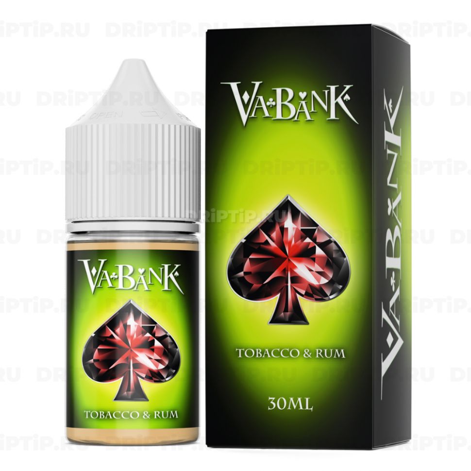 Жидкость Va Bank - Tobacco & Rum 