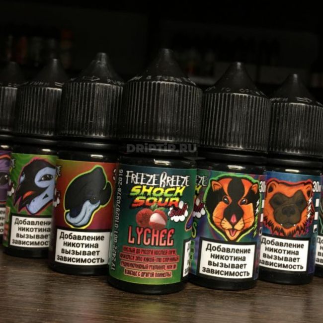 Freeze Breeze Shock Sour Salt - Strawberry Ice Freeze Breeze Shock Sour Salt - Strawberry Ice