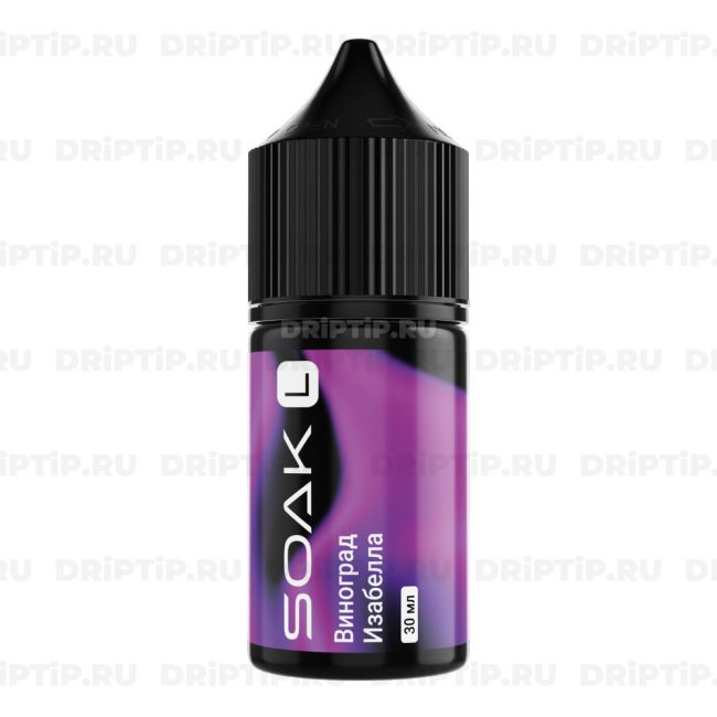Жидкость Soak L Salt - Виноград Изабелла 