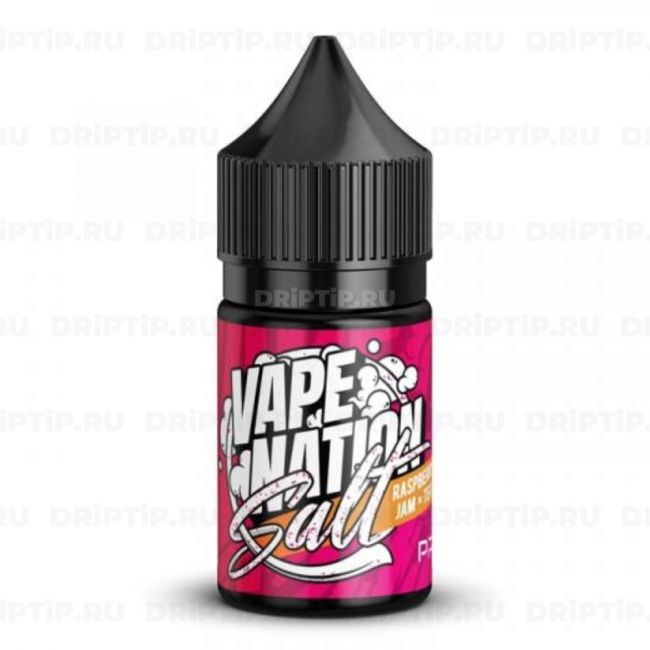 Жидкость Vape Nation Salt - Raspberry Jam Tea Жидкость Vape Nation Salt - Raspberry Jam Tea