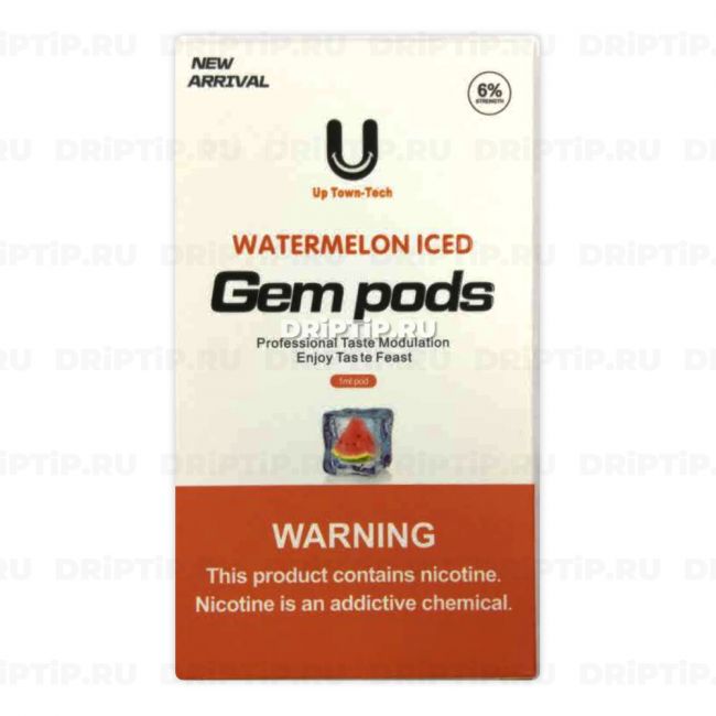 Gem Pods for Juul - Ледяной Арбуз (Watermelon Iced) Gem Pods for Juul - Ледяной Арбуз (Watermelon Iced)