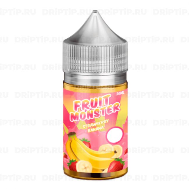 Жидкость Fruit Monster - Strawberry Banana 30ml Жидкость Fruit Monster - Strawberry Banana 30ml