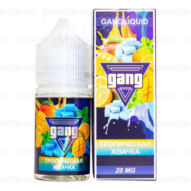 Жидкость Gang Salt - Тропическая Жвачка Жидкость Gang Salt - Тропическая Жвачка