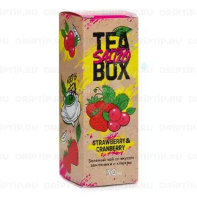 Жидкость Tea Box Salt - Strawberry Cranberry 