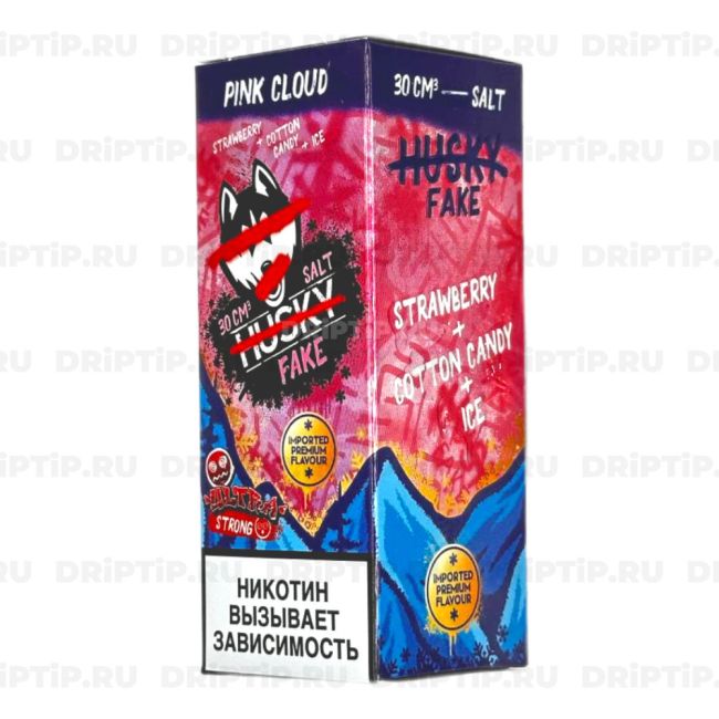 Жидкость Husky Import Fake Salt - Pink Cloud Жидкость Husky Import Fake Salt - Pink Cloud