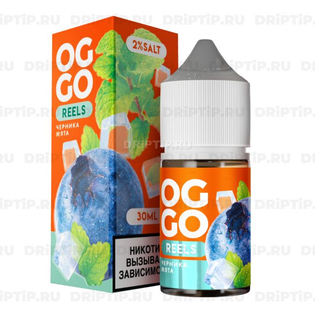 Жидкость Oggo Reels Salt - Черника Мята Жидкость Oggo Reels Salt - Черника Мята