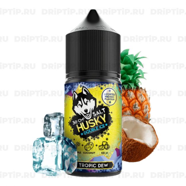 Жидкость Husky Import Double Ice Salt - Tropic Dew Жидкость Husky Import Double Ice Salt - Tropic Dew