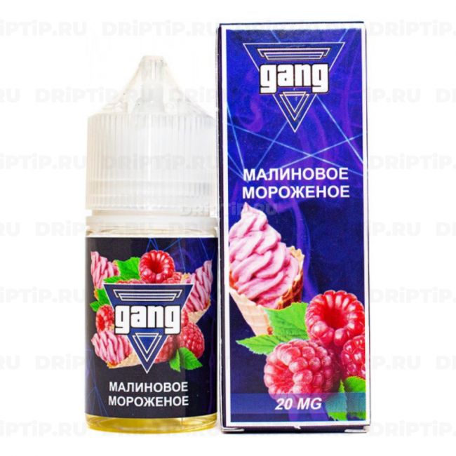 Жидкость Gang Salt - Малиновое Мороженое Жидкость Gang Salt - Малиновое Мороженое