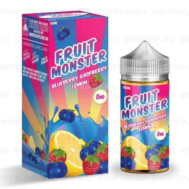 Жидкость Fruit Monster - Blueberry Raspberry Lemon Жидкость Fruit Monster - Blueberry Raspberry Lemon