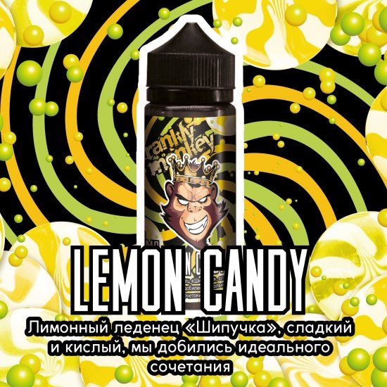 Frankly Monkey Black Edition - Lemon Candy 3mg 120ml