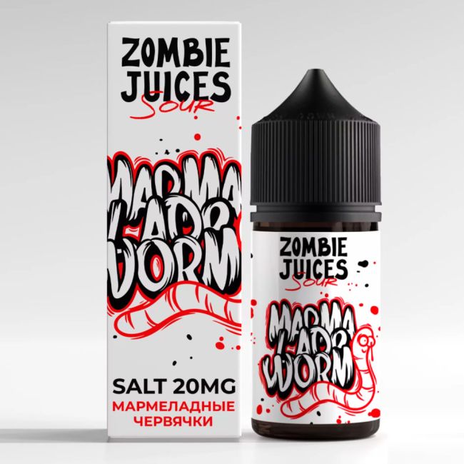 Жидкость Zombie Juices Sour - Мармеладные Червячки Жидкость Zombie Juices Sour - Мармеладные Червячки