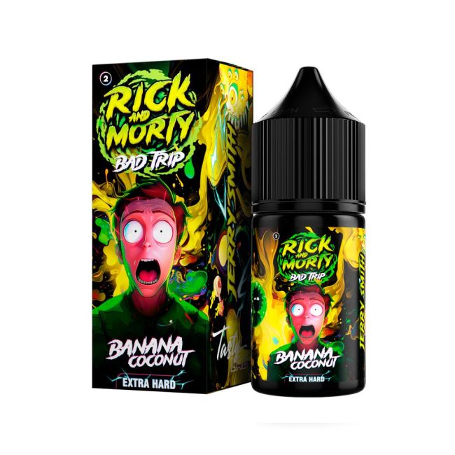 Жидкость Rick And Morty Bad Trip - Банан Кокос 