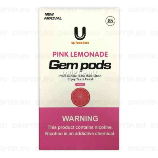 Gem Pods for Juul - Розовый лимонад (Pink Lemonade) Gem Pods for Juul - Розовый лимонад (Pink Lemonade)