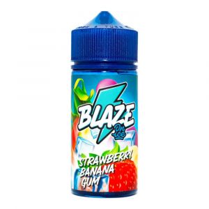 BLAZE ON ICE Strawberry Banana Gum 3mg 100ml BLAZE ON ICE Strawberry Banana Gum 3mg 100ml