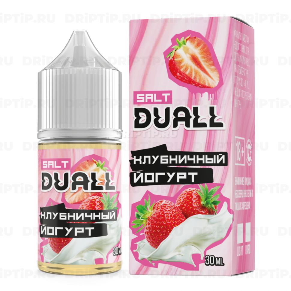 Жидкость Duall Salt - Клубничный Йогурт